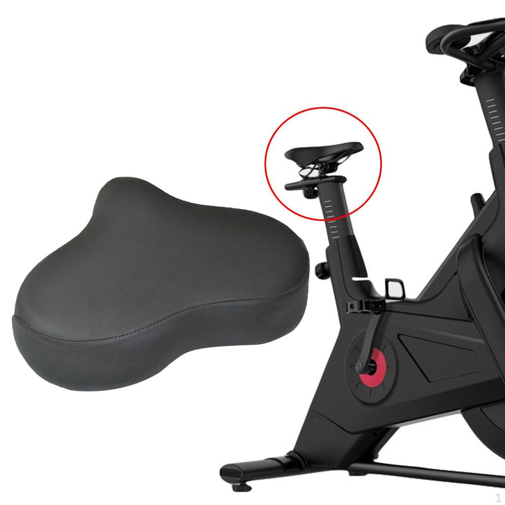 Easy Install Triangular Exercise Bike Saddle Pad Non-Slip Stationary Bikes Enjoy Riding