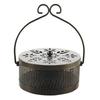 Anti-scalding Hollow Incense Stand With Lid Mosquito Coil Box Hanging Mosquito Coil Holder  Garden