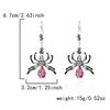 Dark Spider Earrings Female, European and American Creative Funny New Halloween Party Earrings