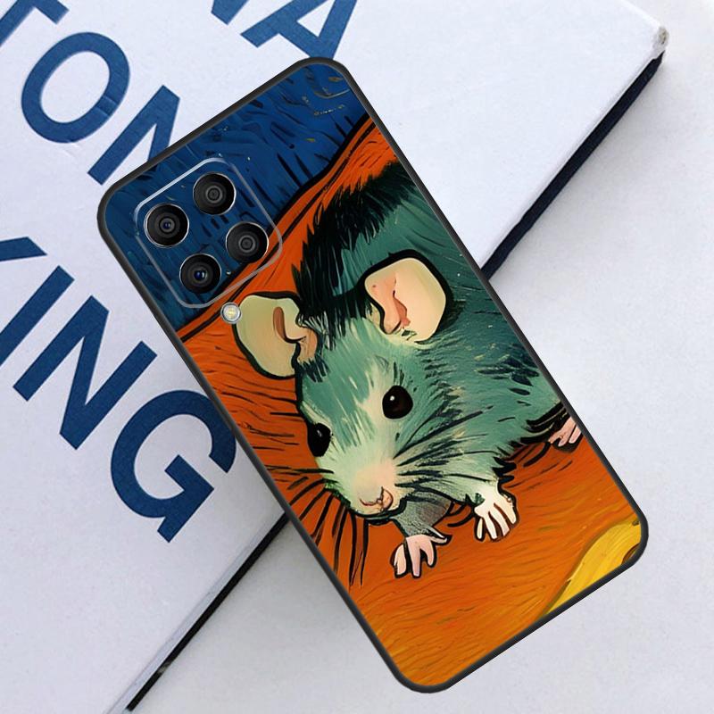 Cute Rattie Rats For Samsung Galaxy M31 M55 M15 M11 M21 M13 M33 M35 M53 M14 M34 M54 M12 M32 M52 M06 M16 Case