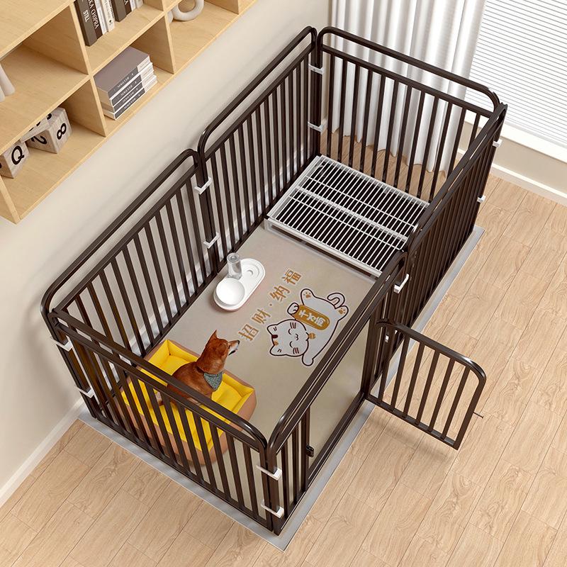 Foldable Dog Fence & Bed for Small to Medium Breeds - Corgi, Teddy, Bichon