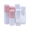 1Pcs 80/100/120Ml Empty Cosmetic Bottle Lotion/Spray Pump Plastic Square Clear White Bottle Cosmetic Container Travel Portable