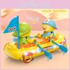 Ducks In Rowing Boats Children Toy Boat With Sound Light Effects For Baby Development And Learning