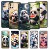 Phone Case For Oneplus 13R 12R 10R 13 12 11 10T Nord N100 N10 Z N30 CE 3 2 2T Pro Lite 5G Soft TPU Cover Cartoon Lovely Panda