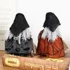 Hauntingly Elegant Witch Broom Tree Topper Halloween Star Decor Premium Resin Craft Gothic Christmas Collectible