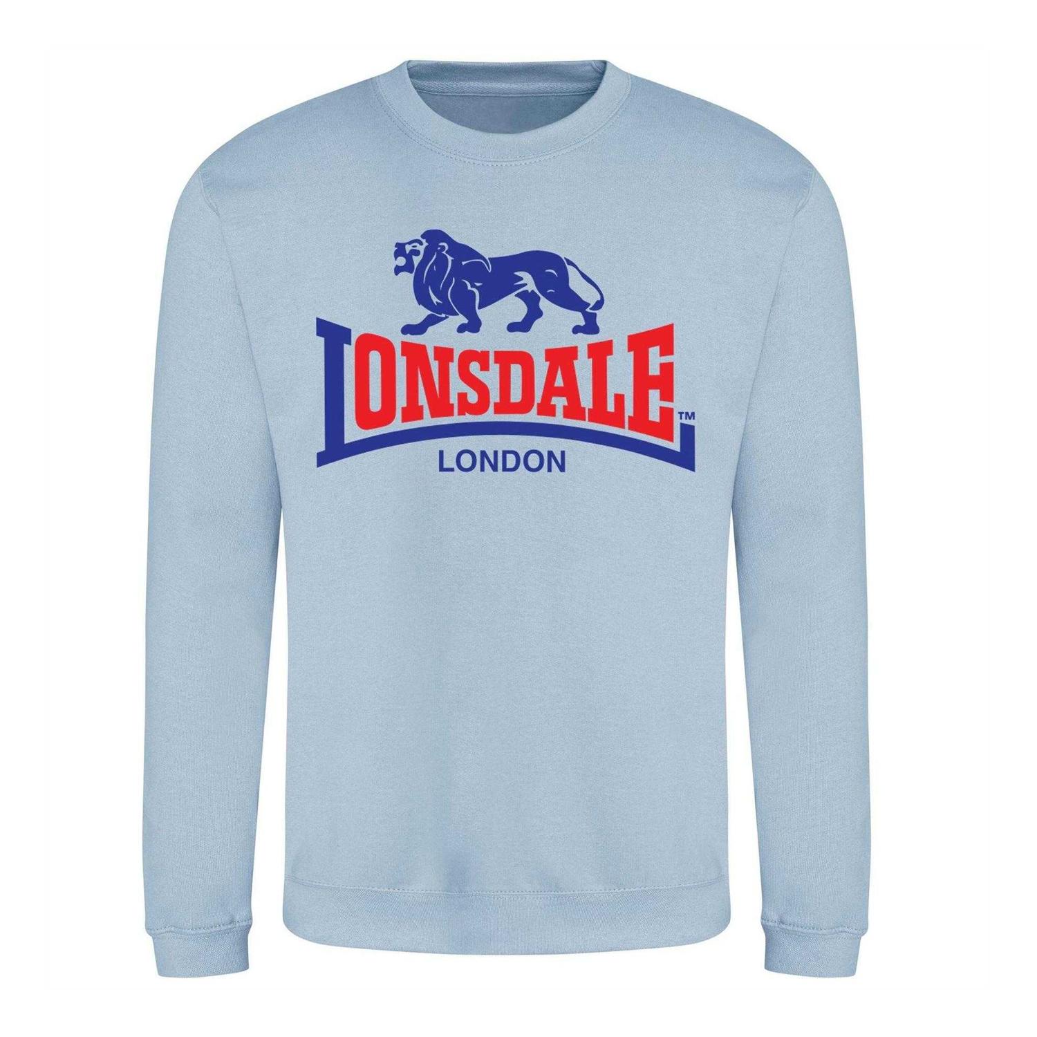 Lonsdale Unisex Erwachsenen Logo Abreiß-Sweatshirt XXL himmelblaue