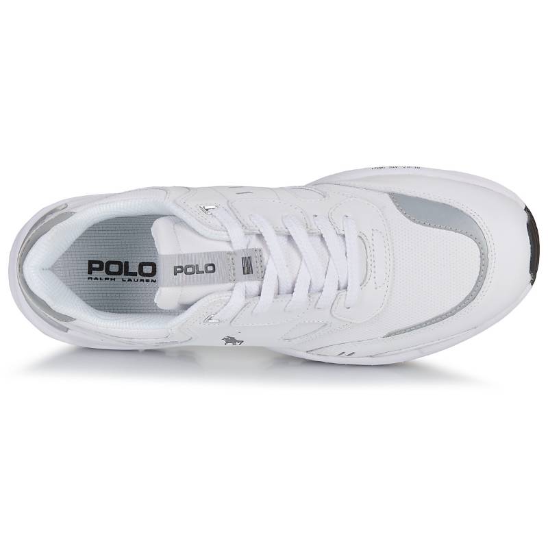 Polo Ralph Lauren Leather Round Toe Comfortable Durable Low Top Casual Shoes Men Sneaker White 809835371001