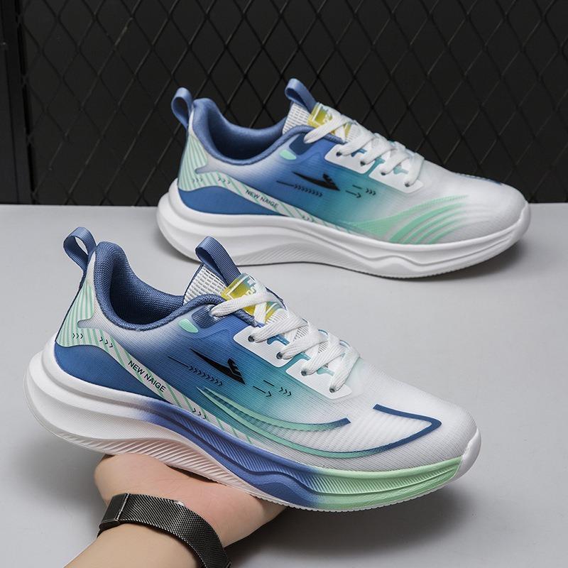 Shoes Men's mesh breathable trendy versatile sports shoes Young and young lightweight and comfortable running shoes Boys' fashion trendy shoes