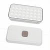 Ice Cube Tray with Lid Bin Scoop Stackable Storage Easy Release Press Type Ice Maker for Freezer