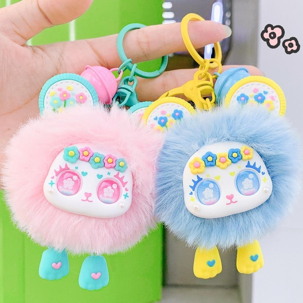 

Весна в вашем кармане Цветочный брелок в виде морского медведя Милая подвеска в виде медведя Брелок в виде пушистого медведя Автомобильный брелок 1PC Random