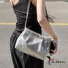 Shirring Chain Square Shoulder Bag (3 Colors)