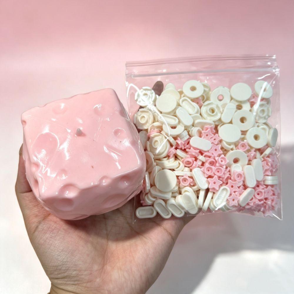 Hand Relax Cheese Squishy Moldable Handmade Ball Creative Crunch Squishy Student Prize