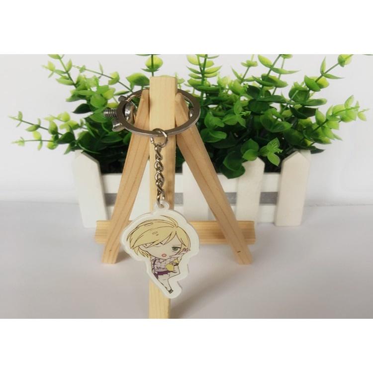 

On Ice Yur Theme Anime Character Keychain Made Of High Quality Plastic Material YURI!!! ON ICE-A