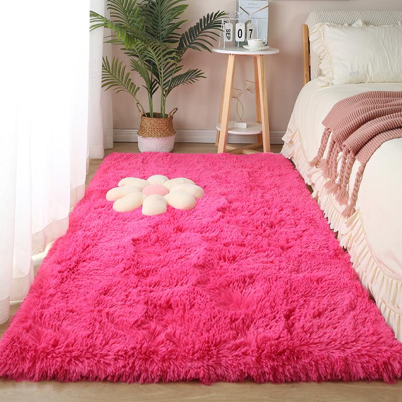 Plush Long Hair Bedside & Living Room Carpet