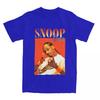 Snoop Dogg Snoop Tou T-Shirt Herren 100% Baumwolle Lustige T-Shirts Rundhals Vintage T-Shirts Kurzarm Tops