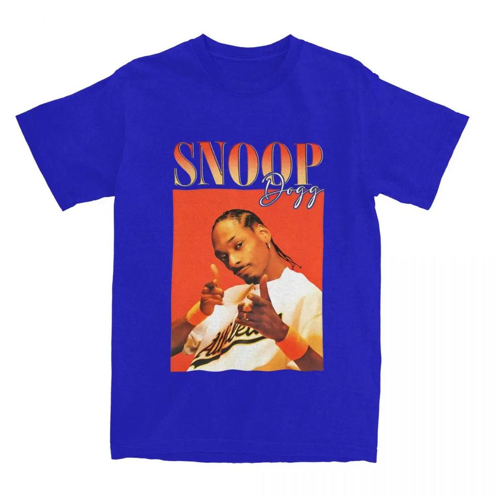 Snoop Dogg Snoop Tou T-Shirt Herren 100% Baumwolle Lustige T-Shirts Rundhals Vintage T-Shirts Kurzarm Tops