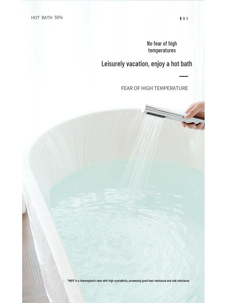 Thickened Disposable Bath Bags for Large Tubs - Extra Large for Salons & Hotels
