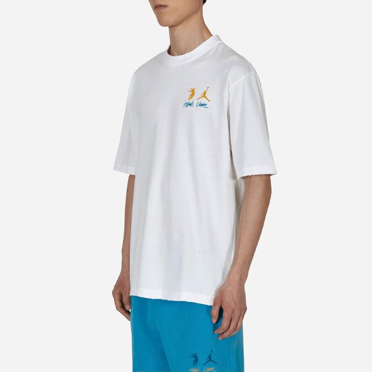 Jordan X Union Future Is Now SS22 Breathable Logo Crew Neck T-Shirt Men Tops White DM2844-100