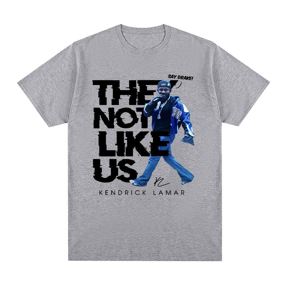 Kendrick Lamar Sag Drake Sie mögen uns nicht T-Shirts Männer Frauen Hohe Qualität Mode Hip Hop Sommer T-Shirt 100% Baumwolle T-Shirts