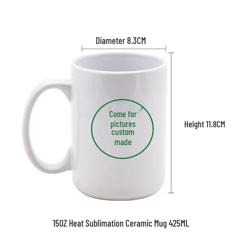 Custom Color-Changing Ceramic Mug with Logo and Photo Pattern