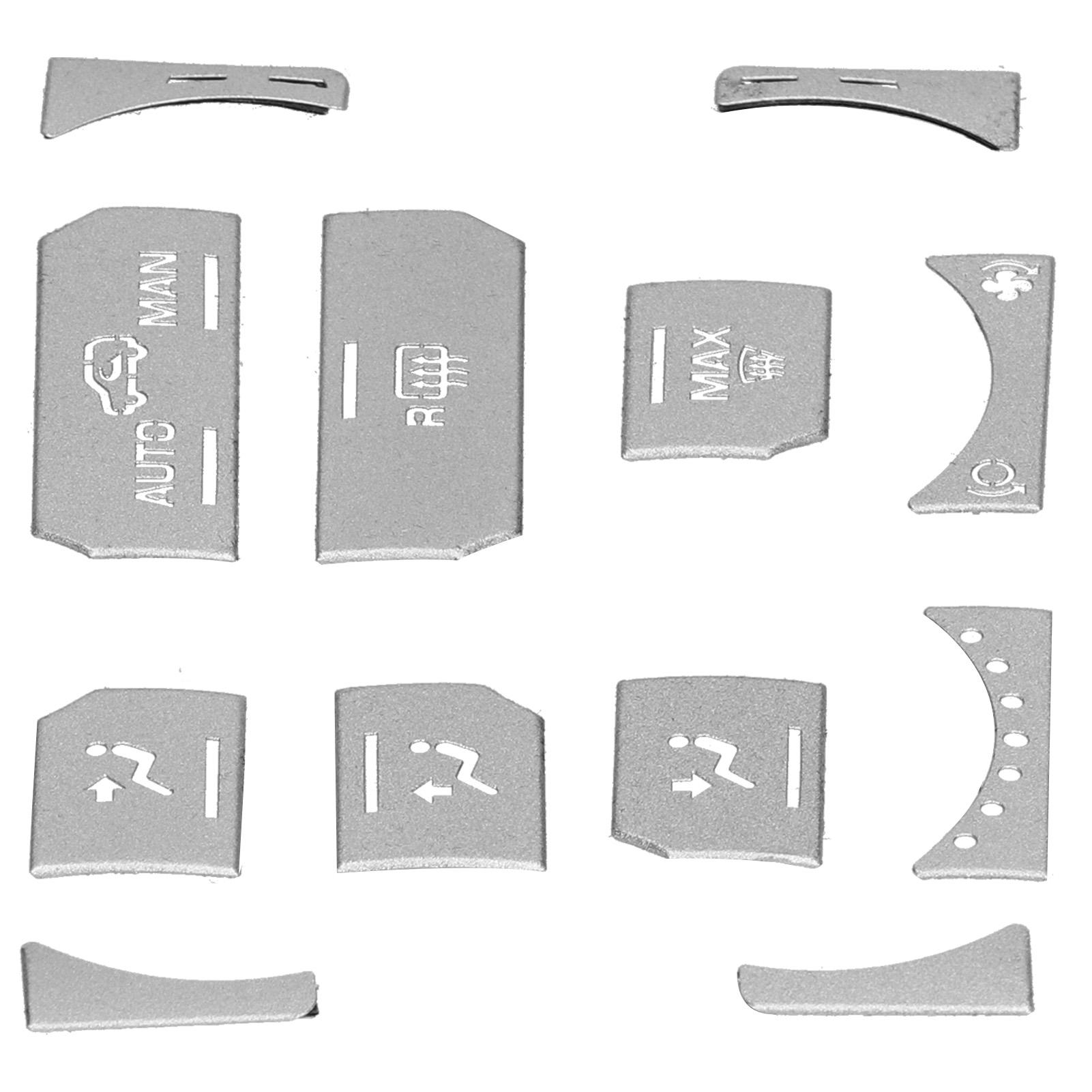 

12 шт. сменных наклеек на кнопки панели приборов для Land Rover Range Rover Evoque 20122018