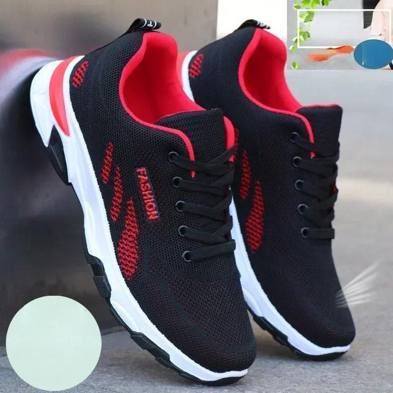 Fashion Fashion Male Shoes Outdoor Mens Sneakers 2024 New Breathable Wear-resistant Men's Running Shoes Zapatillas Deportivas De Hombre