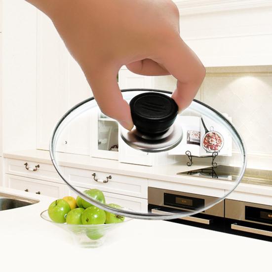 5 Pcs Steel Universal Home Kitchen Stainless Cap Round Pot Cover Lid