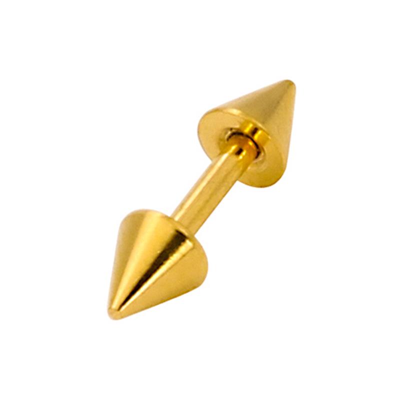 2025 Heißverkaufte Titanstahl-Kegelohrstecker - Hip-Hop Punk Style Piercing Schmuck für Frauen.