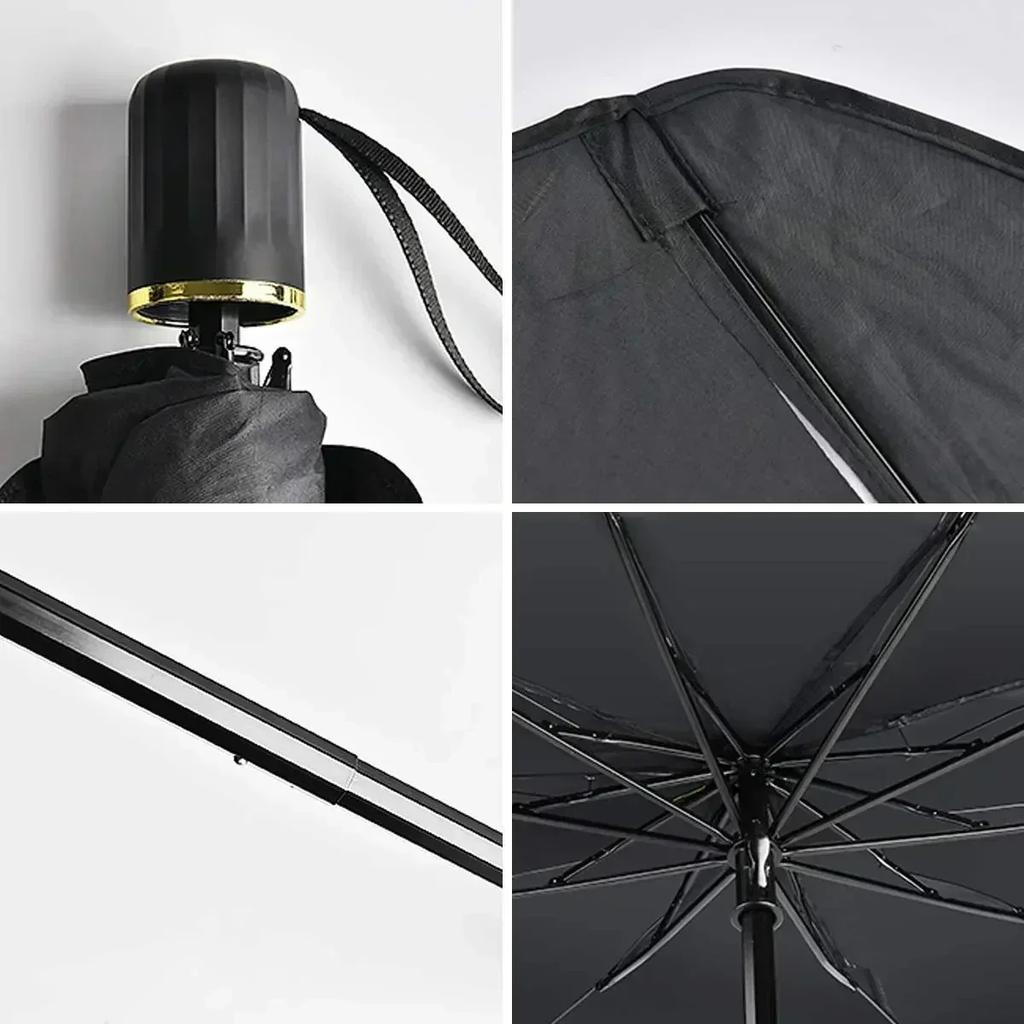 Car Sunshade Foldable Windshield Umbrella Sun Shade Curtain Car Front Window Parasol Sun Protector Car Accessories