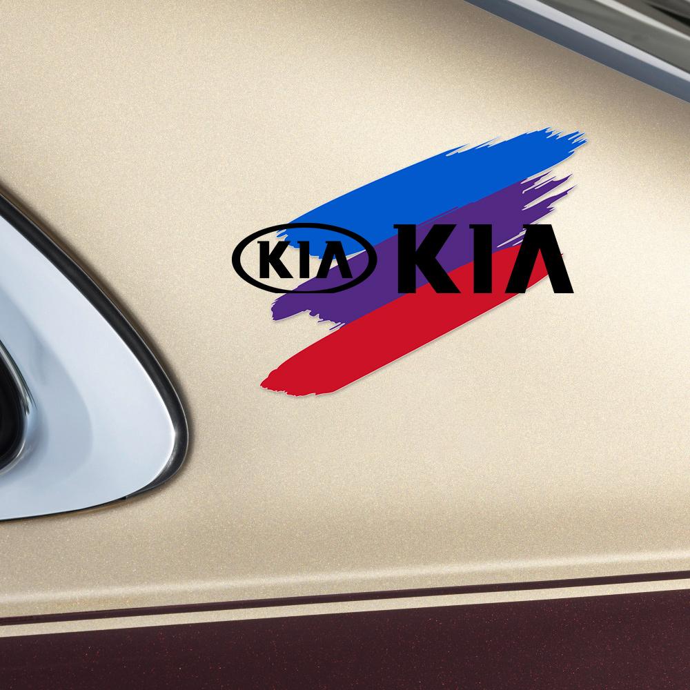 Car Sticker Fuel Tank Sticker Car Door Side Sticker Body Decals For KIA KN K5 K6 Optima Sorento RIO Picanto Ceed KX1 K4 Sportage BV3