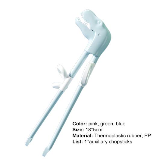 Dinosaur Design Tréninkové hůlky Jagged Head TPR Zdravé a bezpečné tréninkové hůlky Pomocníci