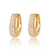 Hollow Gold Women'S Circular Earrings, Luxurious And Fashionable Round Earrings, Elegant Women'S Jewelry Accessories.