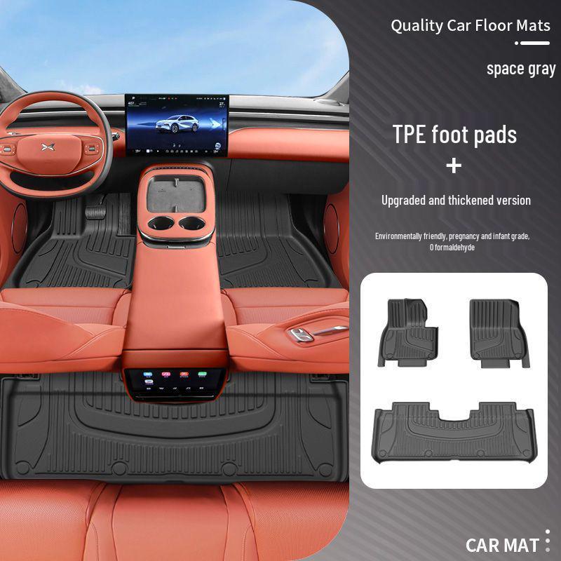 2025 Xiaopeng G7 TPE Car Floor Mats for Interior Modification Xiaopeng G7 [Eco-friendly, Odorless]