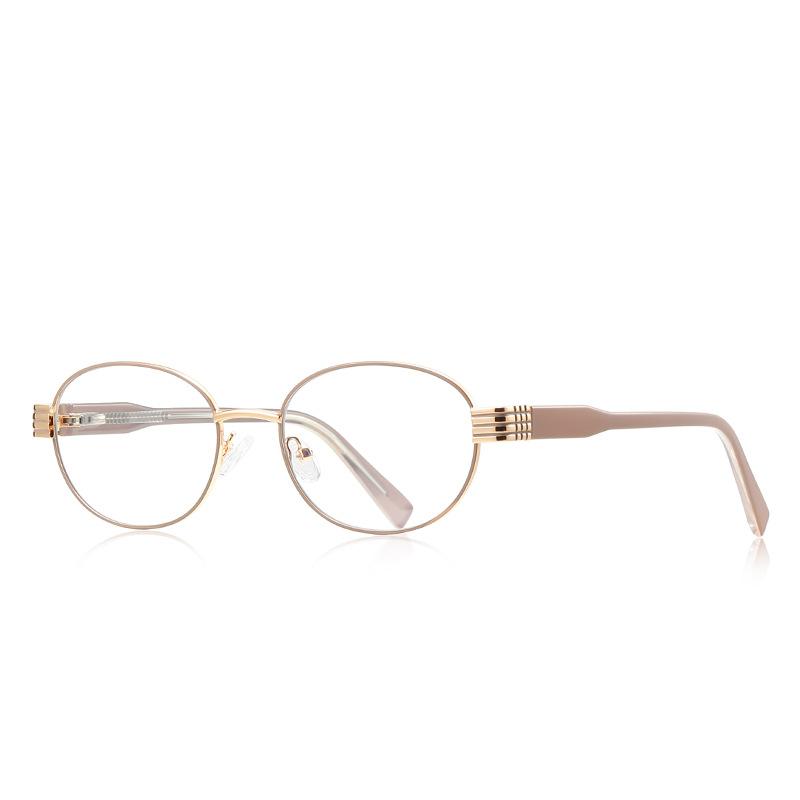 Damen Trendige Kleine Ovale Blaulichtblockierende Myopiebrille Retro Minus Dioptrien Brillen Gleitsichtbrillen Frau