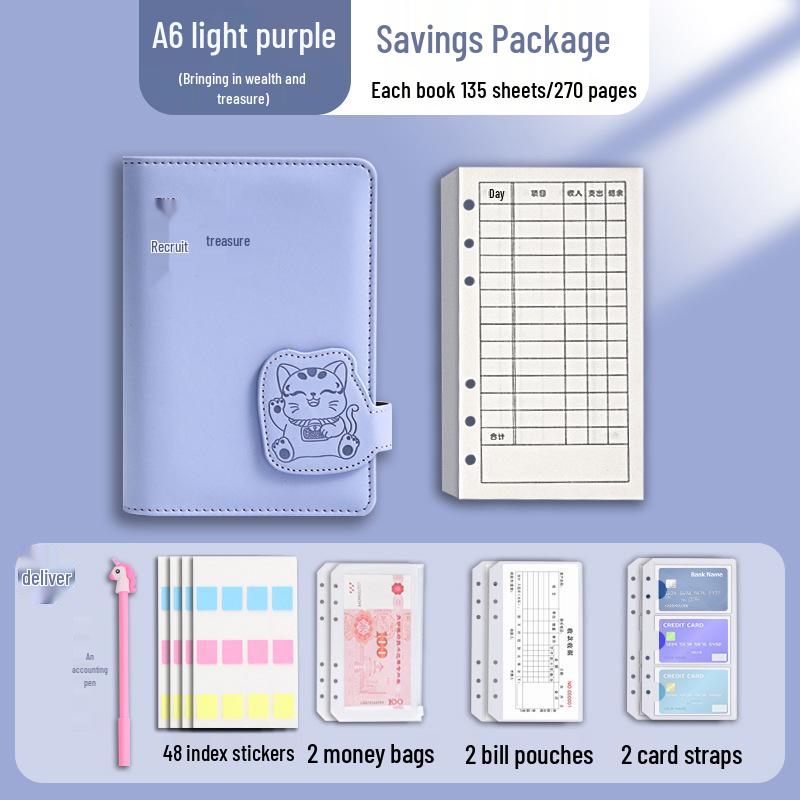 Primary School Student Savings Account Book & Financial Management Notebook