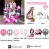 39pcs Pink Western Cowboy Foil Helium Balloon Boot Shape Hat Horse Racing Photo Props Cow Air Globos Birthday Party Supplies
