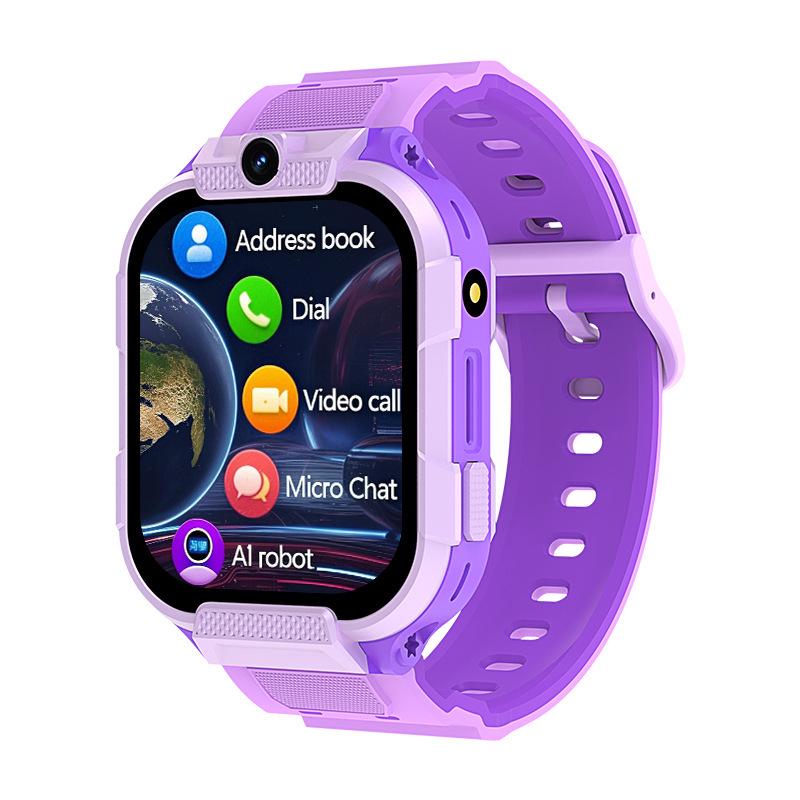 4G Waterproof Q12 Kids' Smartwatch with English & Multi-language Video Positioning