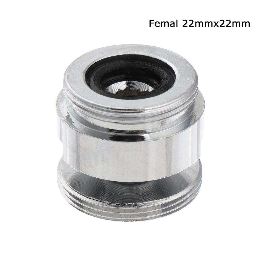 Kitchen Faucet Fittings Stainless Steel Tap Aerator Connector Swivel Aerator Adapter 360 Degree Adjustable Faucet Adapter