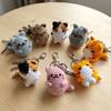 Handmade Hand Cat Keychain Handwoven Yarn Kitty Bag Charm Crochet Kitten Keyring  Backpack Decor
