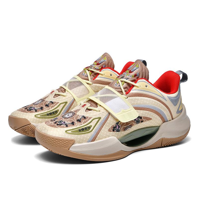 

Velcro basketball shoes men s spring and autumn actual combat youth children s ball primary and secondary school students fashion college shoes 45