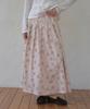 Aueonoseuteljia Vintage Bloom Pleats Skirt_Pink(O26Sk02)