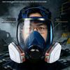 Advanced Full-Face Gas Mask for Spray Painting & Chemical Protection