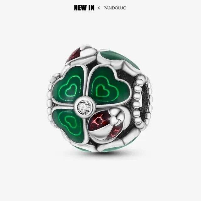 2024 Original New In Fairy Tale Town Series Round Heart Shaped Beads FitNew Bracelet 925 Silver Women Bead DIY Jewelry Gift