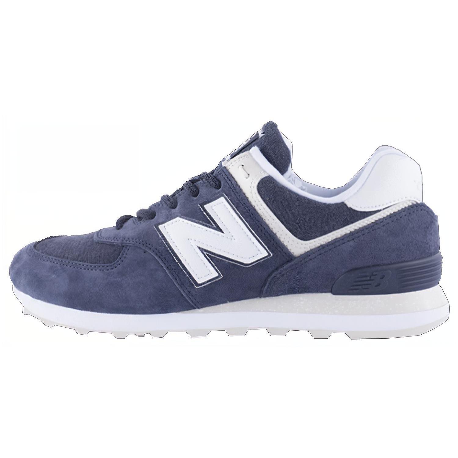 

новые New Balance 574 Флис Темно-синий 36