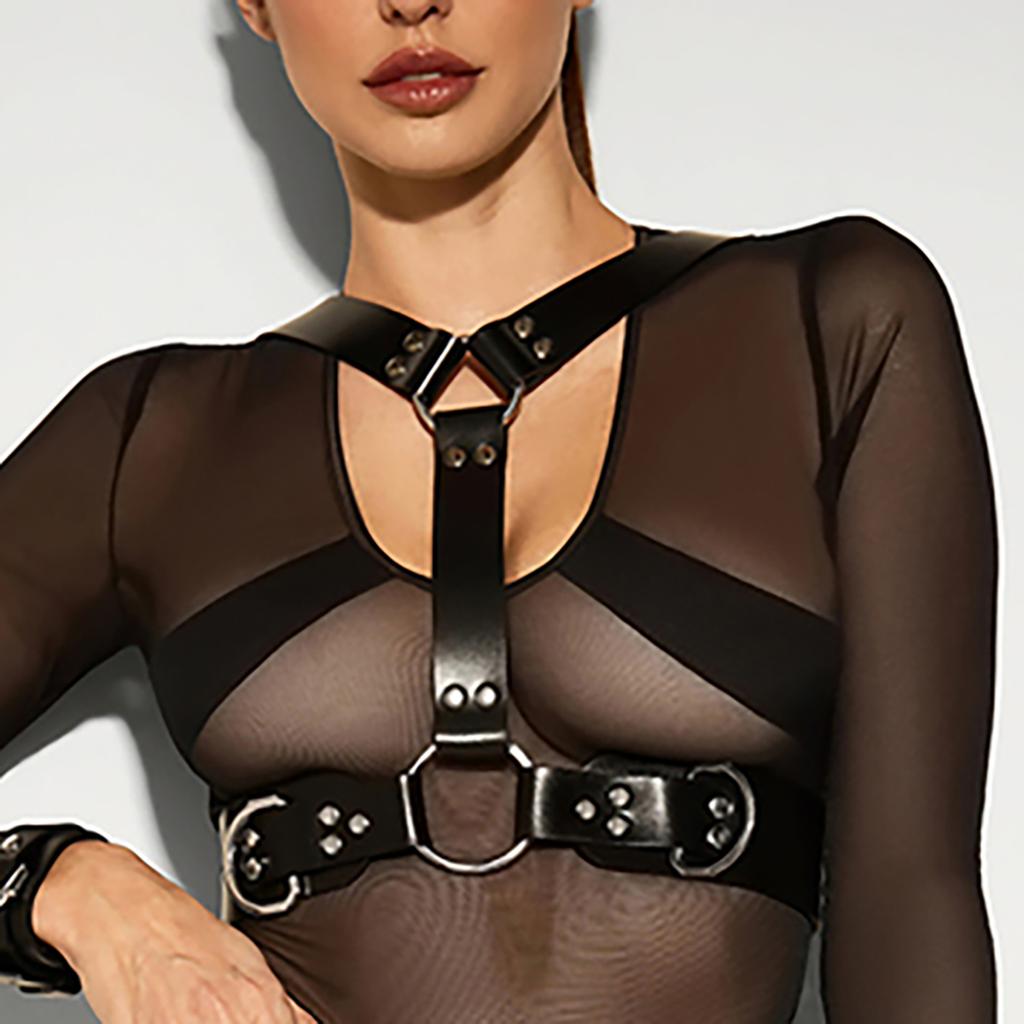 Sexy Body Harness Belt Set Bondage Leather Lingerie Garter Belt Fetish Clothing Bdsm Adult Erotics Toys Supplies Sex Harness