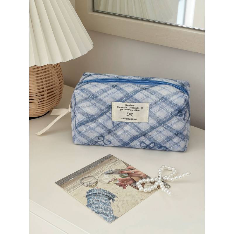 Minimalist Butterfly Knot Makeup Bag With Large Capacity Travel Organizer For Women And Men