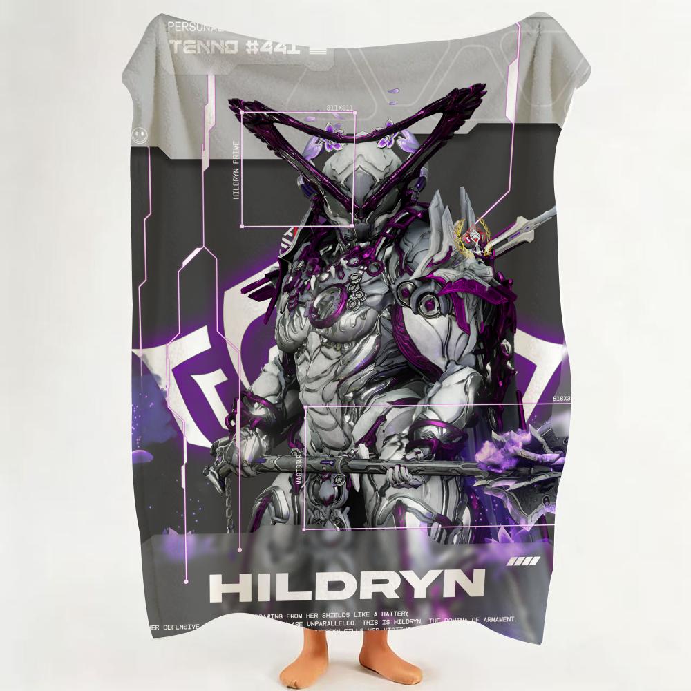 

Game W Warframe Throw Flannel Throw Blanket Suitable for Sofa Living Room Bedroom 75cmx90cm