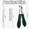 Wide Jaw Opening Anti-Splash Slanted Clipper,Slanted Nail Clippers No Splash