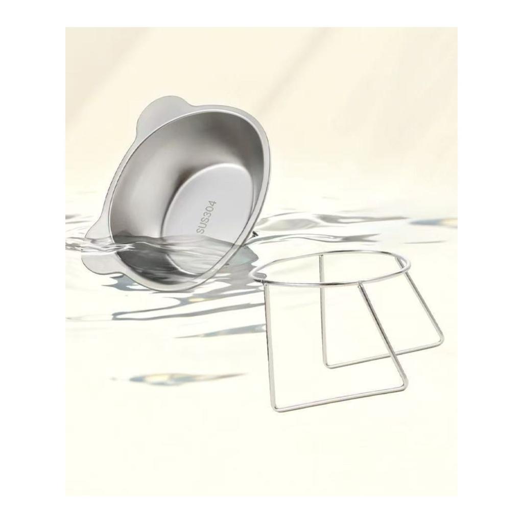 304 Stainless Steel Pet Bowl, Suitable For Cats And Dogs To Drink Water And Eat