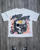 Hip Hop Street Y2K High Street Trendy Anime Printed Harajuku Mens Tshirt Summer New Style Unisex Casual Tshirt